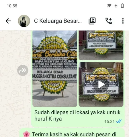 Pengiriman Papan Bunga Duka Cipayung Jakarta Timur